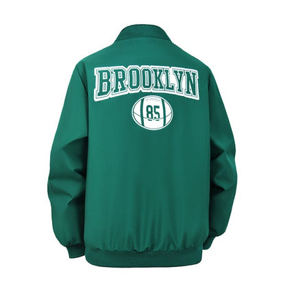 Men's Stand Collar Hooded Jacket