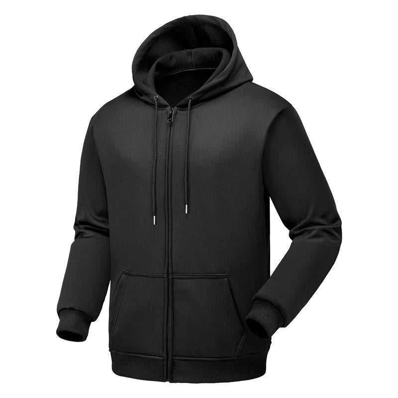 Stay Cozy and Stylish with Our Heated Zip-Up Hoodie for Men - Electric Heating Sweatshirt for Ultimate Comfort