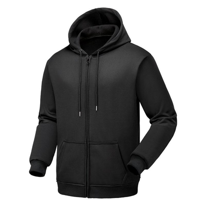 Heated Electric Zip-Up Sweatshirt