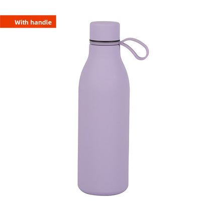 Rubber Paint Insulated Water Bottle
