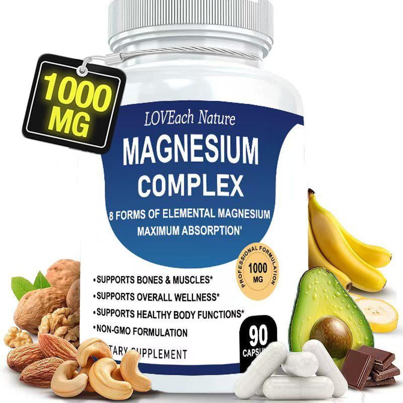 Unlock Your Wellness with Magnesium Complex: 8 Essential Magnesium Forms for Optimal Health
