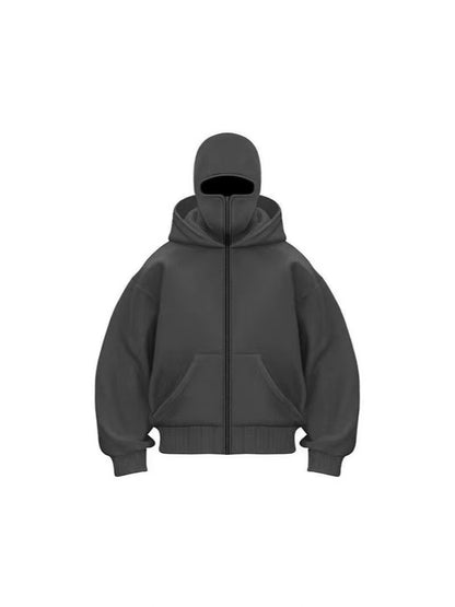 Double Hooded Balaclava Sweatshirt
