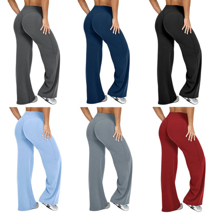 Women's High-Waist Straight-Leg Yoga Pants