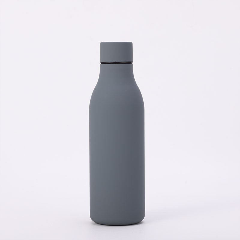 Rubber Paint Insulated Water Bottle
