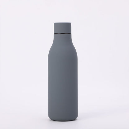 Rubber Paint Insulated Water Bottle
