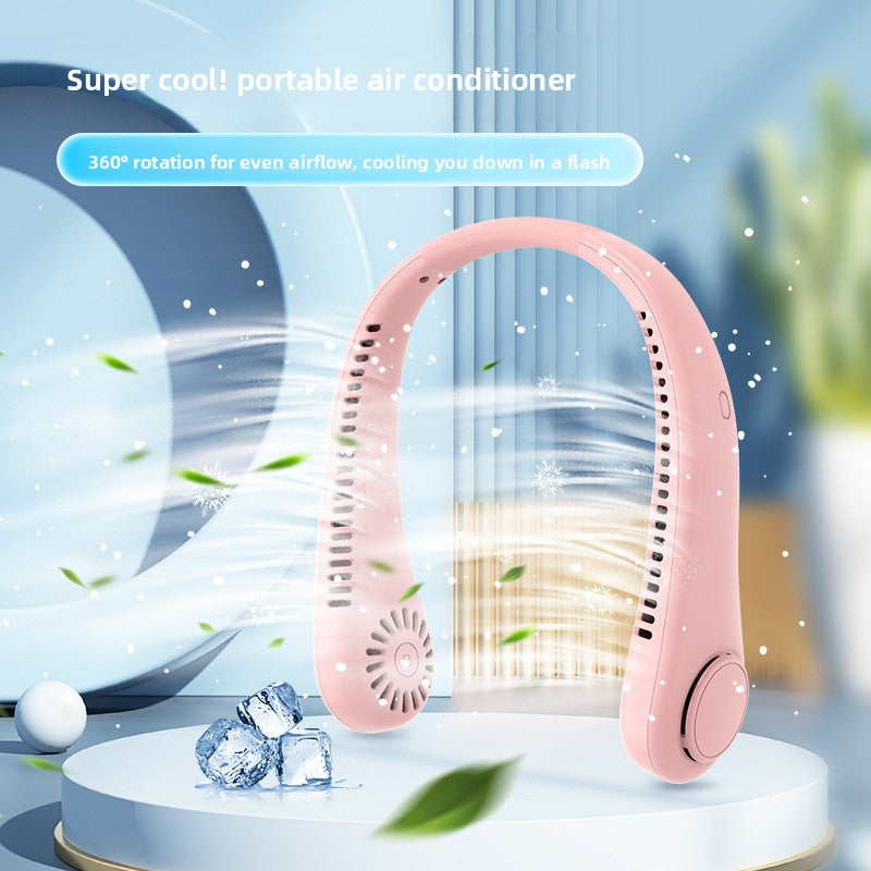 USB Rechargeable Bladeless Neck Fan