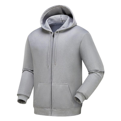 Heated Electric Zip-Up Sweatshirt