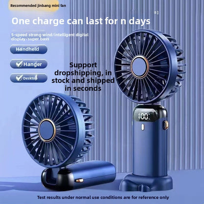 Portable USB Rechargeable Handheld Fan
