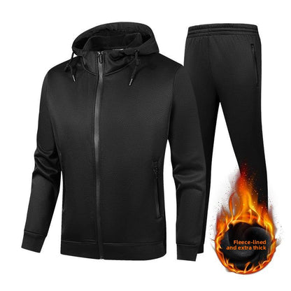 Men’s Hooded Fleece Running Suit