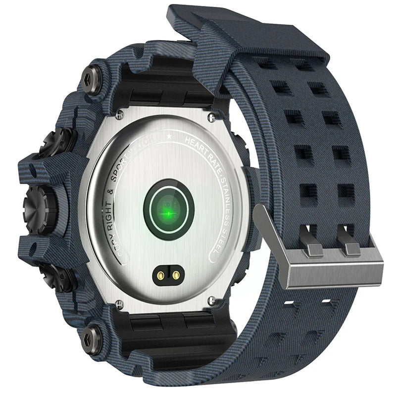 Revolutionary Waterproof Smart Watch for Men - Heart Rate & Blood Pressure Monitor, Weather & Fitness Tracker for Android and iOS