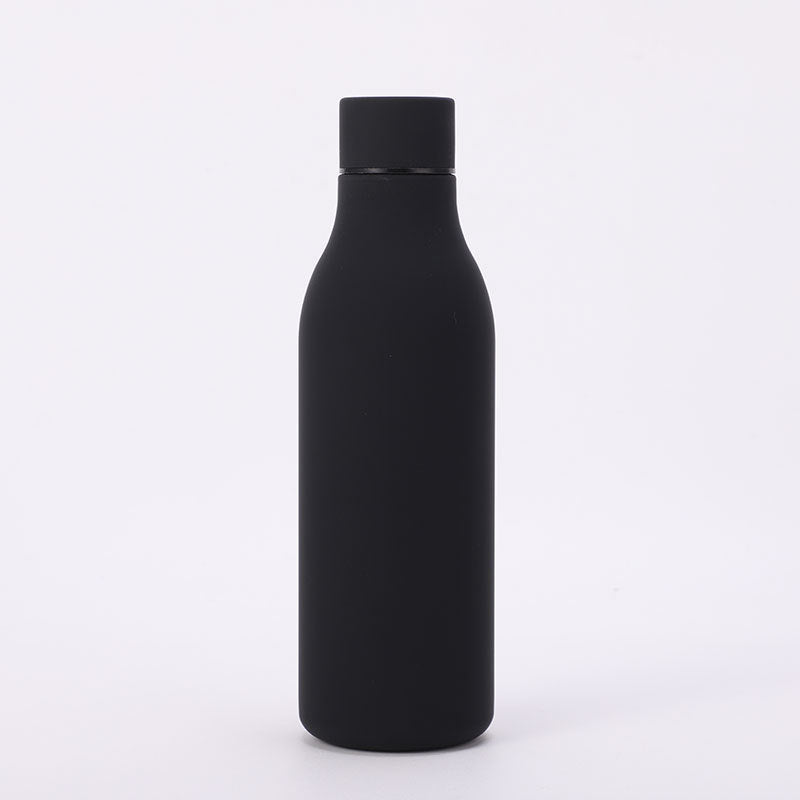 Rubber Paint Insulated Water Bottle