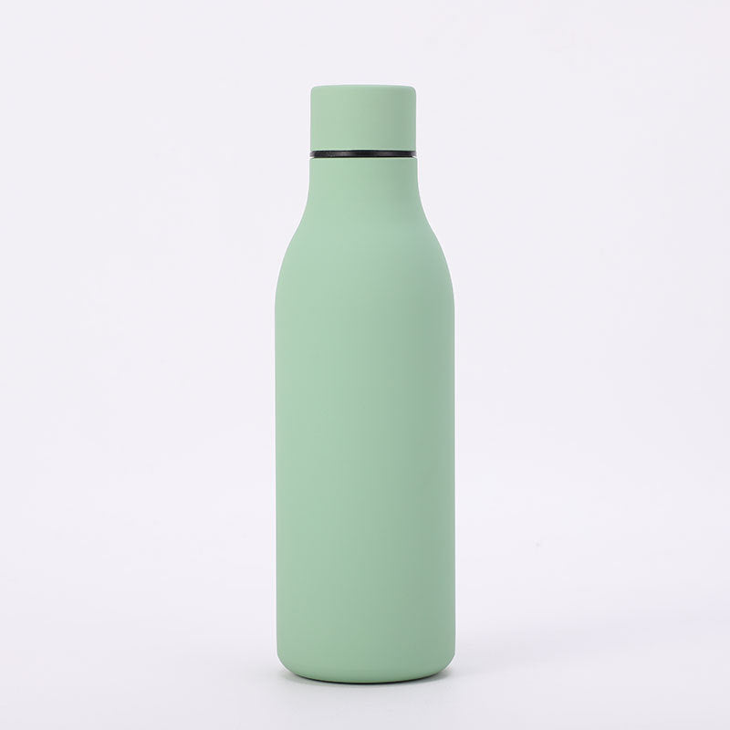 Rubber Paint Insulated Water Bottle