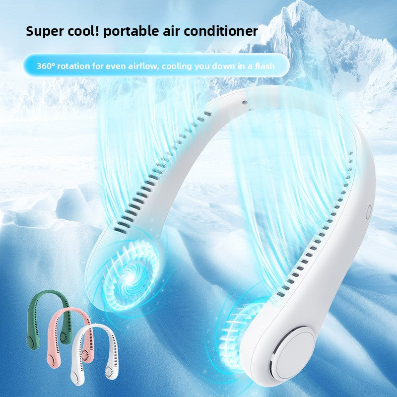 USB Rechargeable Bladeless Neck Fan