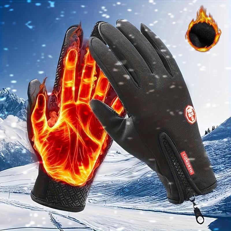 Ultimate Outdoor Winter Gloves: Touchscreen-Enabled, Windproof Full-Finger Design for All Your Sports and Adventures