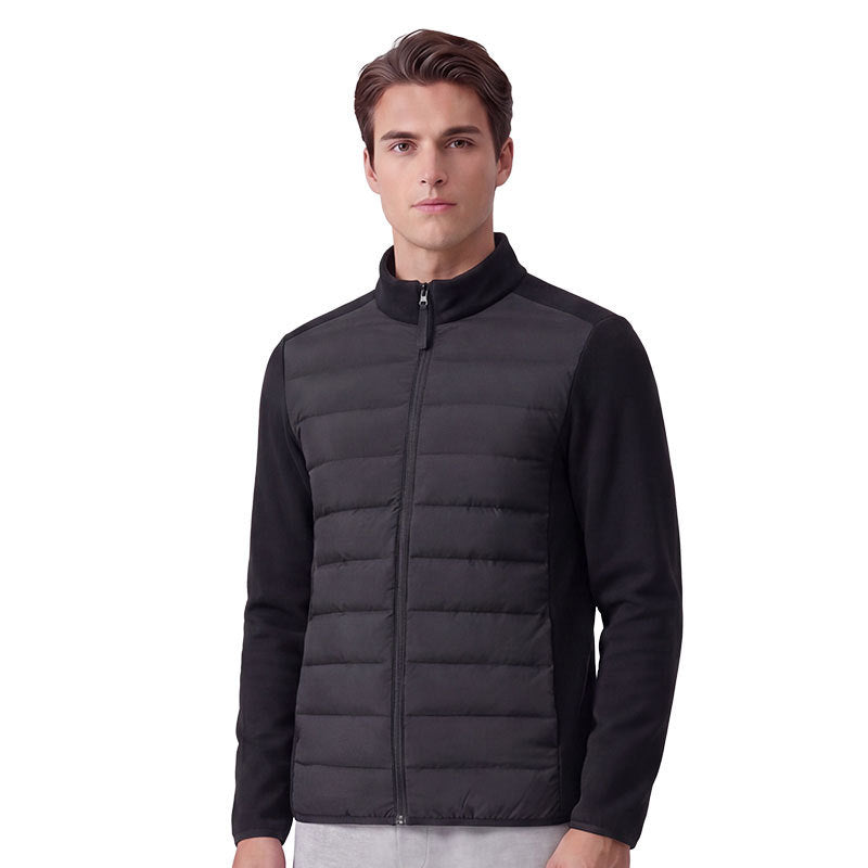 Windproof Stand Collar Puffer Coat