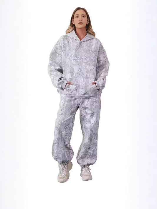 Unisex Fleece-Lined Hoodie & Sweatpants Set
