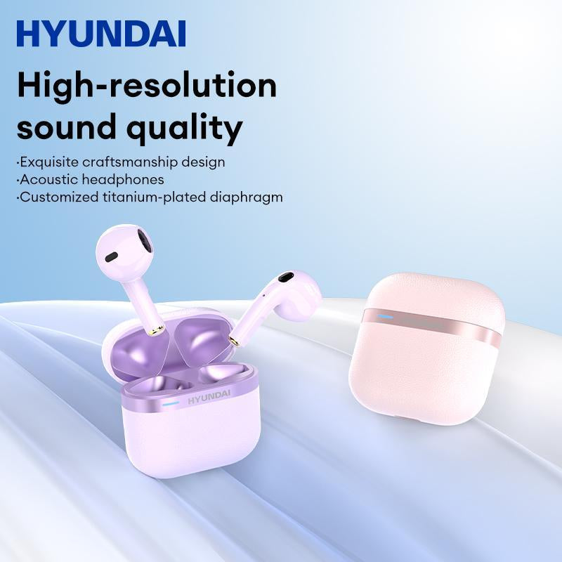 Experience Ultimate Freedom with Hyundai T02 Pro True Wireless Bluetooth Earbuds – HIFI Sound, Waterproof Design, Perfect for Music and Calls!